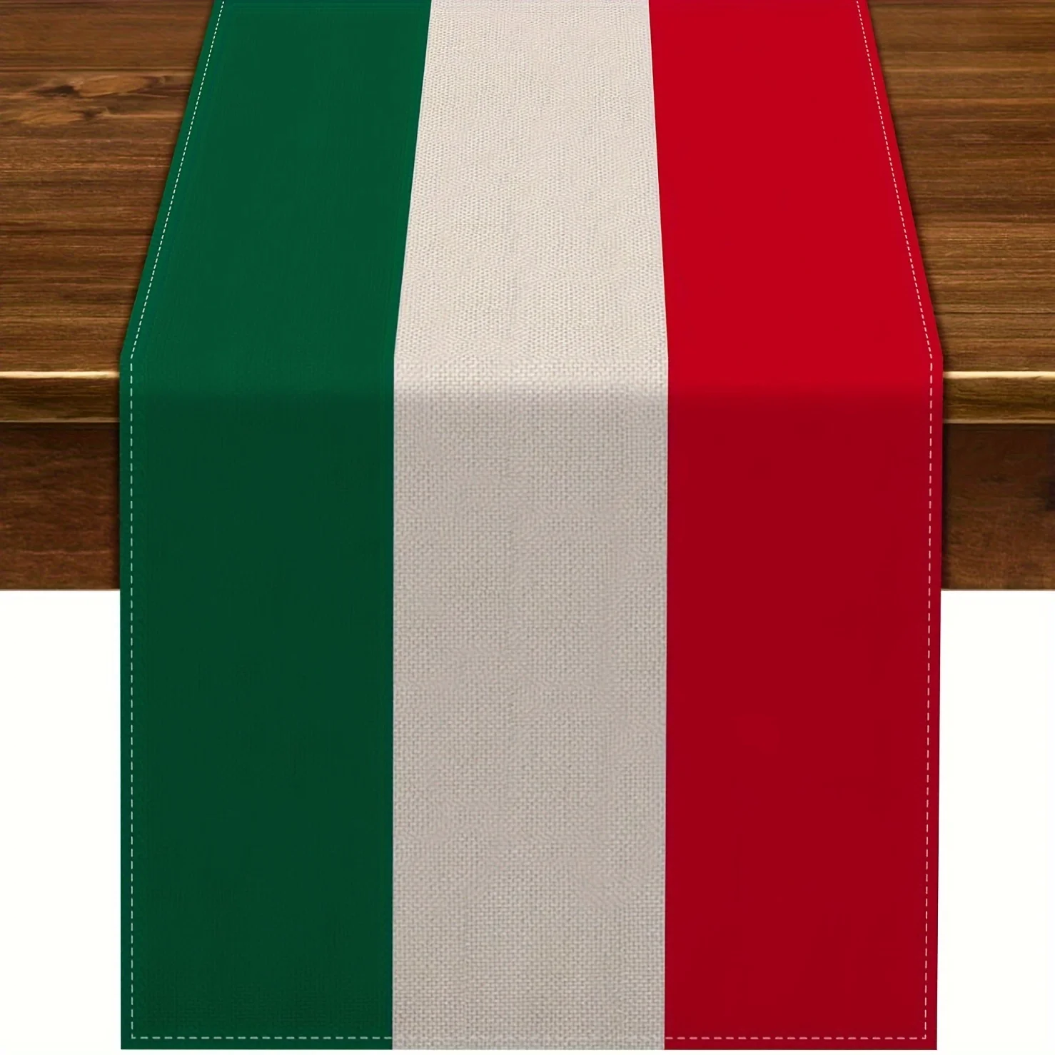 1pc lussuoso corridore da tavolo ispirato italiano italiano a tema cena in lino decorazioni per la tavola moderna Home Tv Cabinet Table Cover