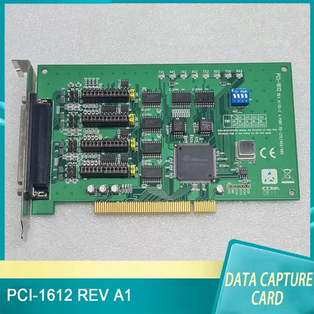 PCI-1612 REV A1 02-2 4 PORT RS-232/422/485 Data Capture Card For Advantech