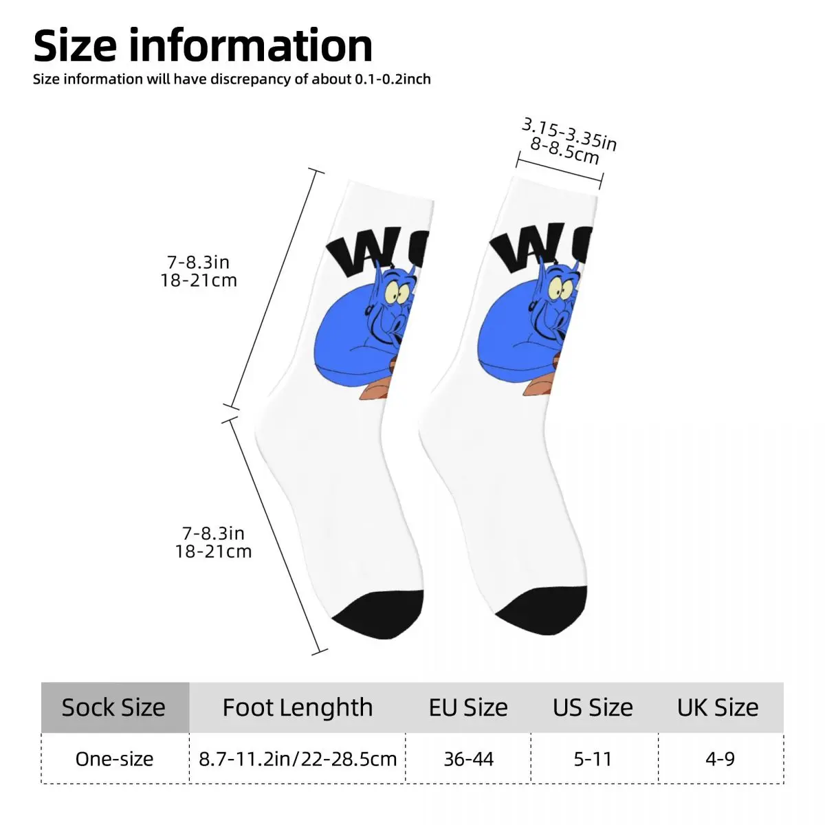 Aladdins Stockings WOW Custom Korean Socks Autumn Anti Sweat Socks Men Climbing Soft Socks