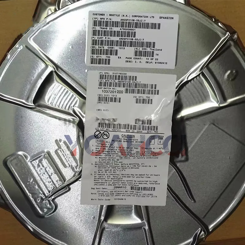 AM29F010B-55J 5ชิ้น/ล็อตชิปวงจรรวมแบบ PLCC32ดั้งเดิม100% มีในสต็อก