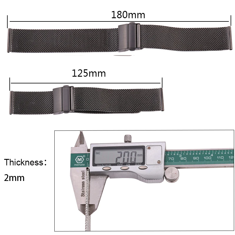 Bracelet à boucle milanaise en maille pour Bracelet de montre Apple 44mm 40mm 38mm 42mm, Bracelet noir argenté, Iwatch série 4 3 Se 6 7 45mm 41mm