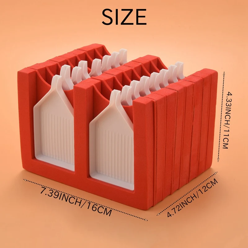 Bandeja organizadora para pintura con diamantes, 16 ranuras, accesorios para pintura con diamantes, Kits de herramientas