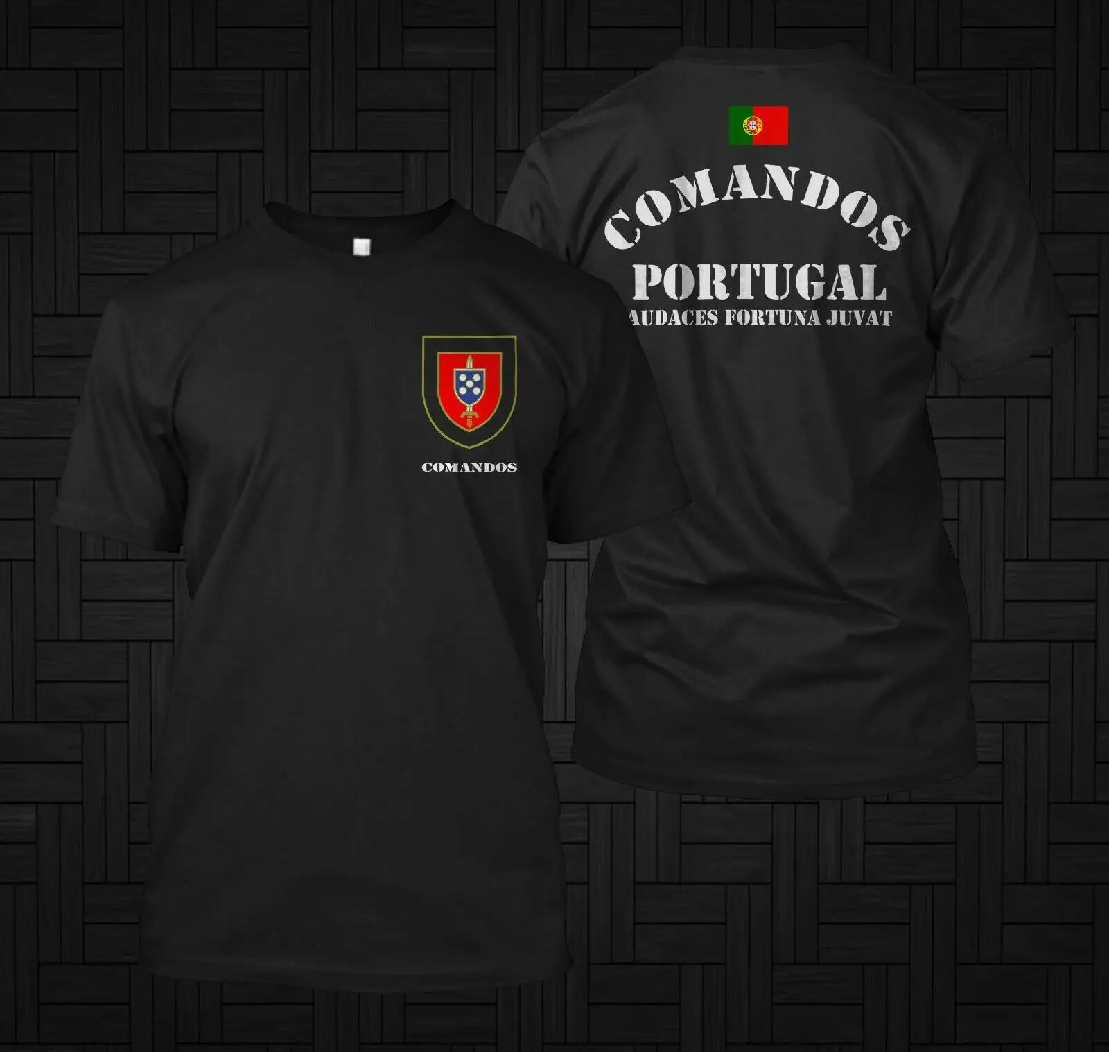 Portuguese Army Special Forces Commando Comandos Portugal Men Tshirt Short Casual Four Seasons Harajuku Men Clothing