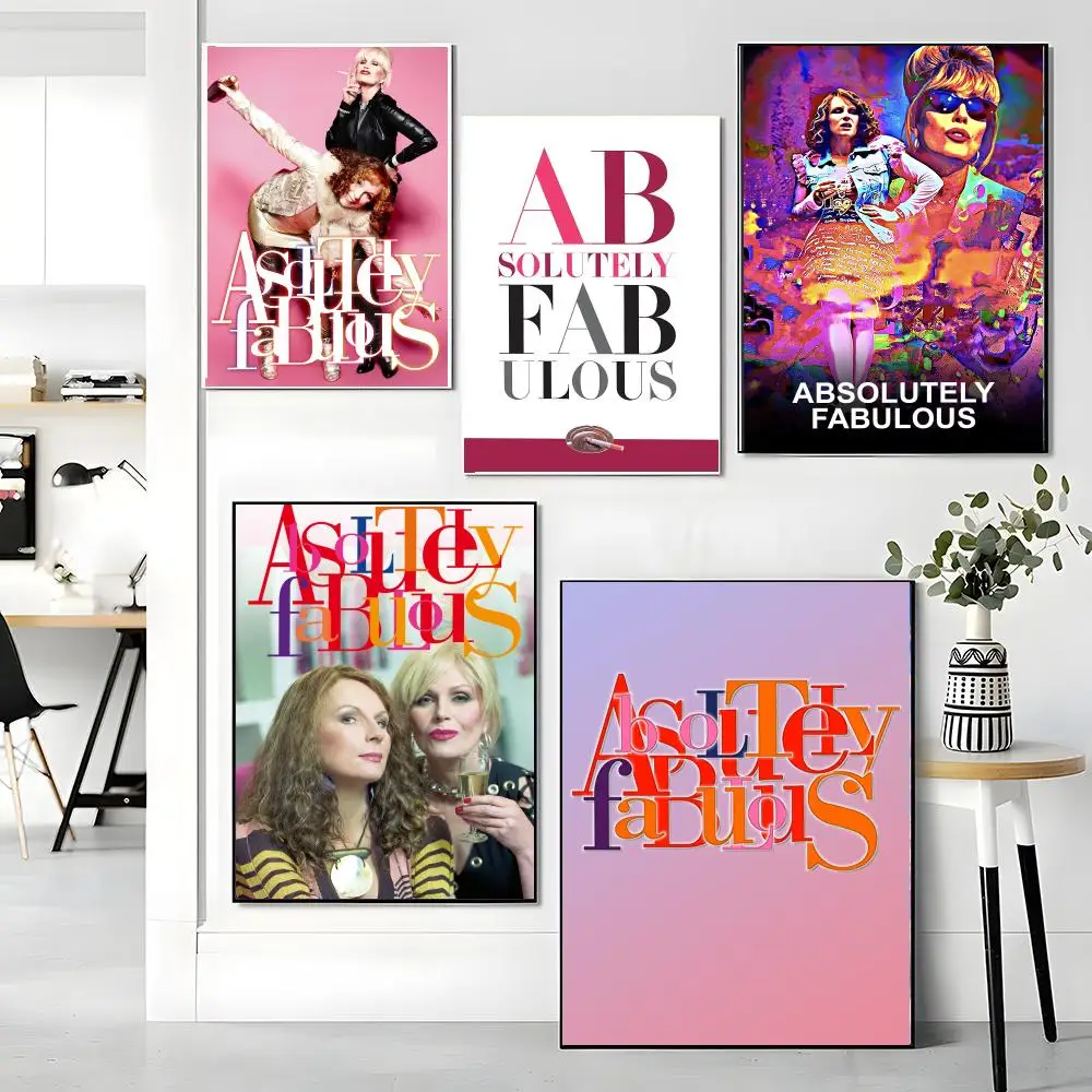 tv series A-Absolutely Fabulous-S Painting Calligraphy Boho Botanical Decor for Living Room Elegant Home Style
