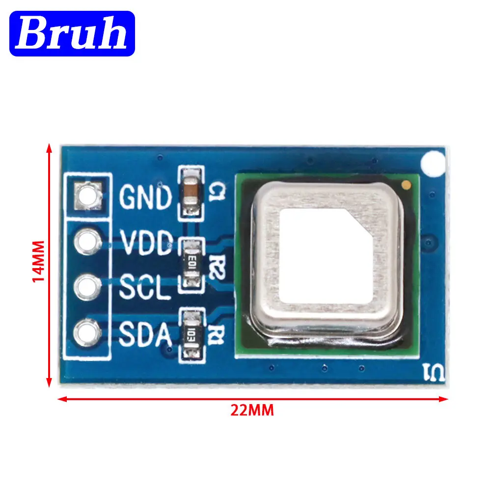 DC 2.4-5.5 V SCD40 SCD41 Gas Sensor Module CO2 Carbon Dioxide Detection Temperature And Humidity 2 In 1 I2C Communication Board