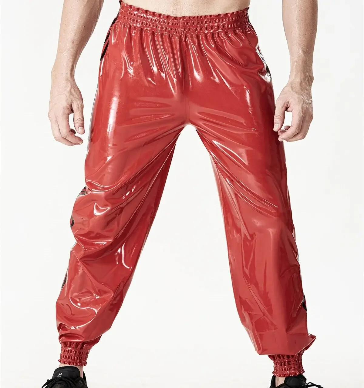 

Latex Rubber pants Catsuit Zentai Cosplay Fashion Sports trousers uniform
