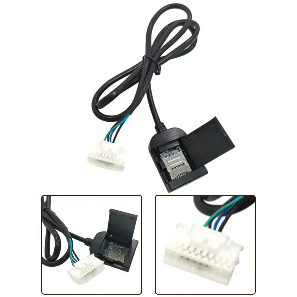 Para Radio Multimedia Gps 4G 20pin ranura para tarjeta Sim adaptador Cable conector pieza de repuesto accesorios automotrices 2024 gran oferta