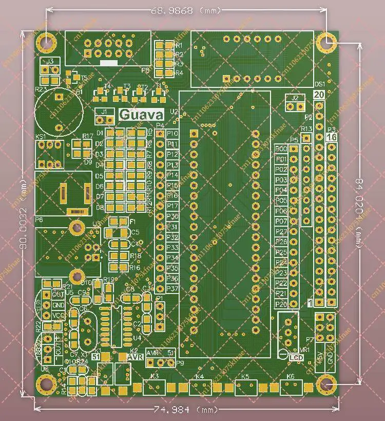 STC89C52RC 51 MCU Development Board - Complete Learning & Experiment Kit with USB Download & Onboard Peripherals