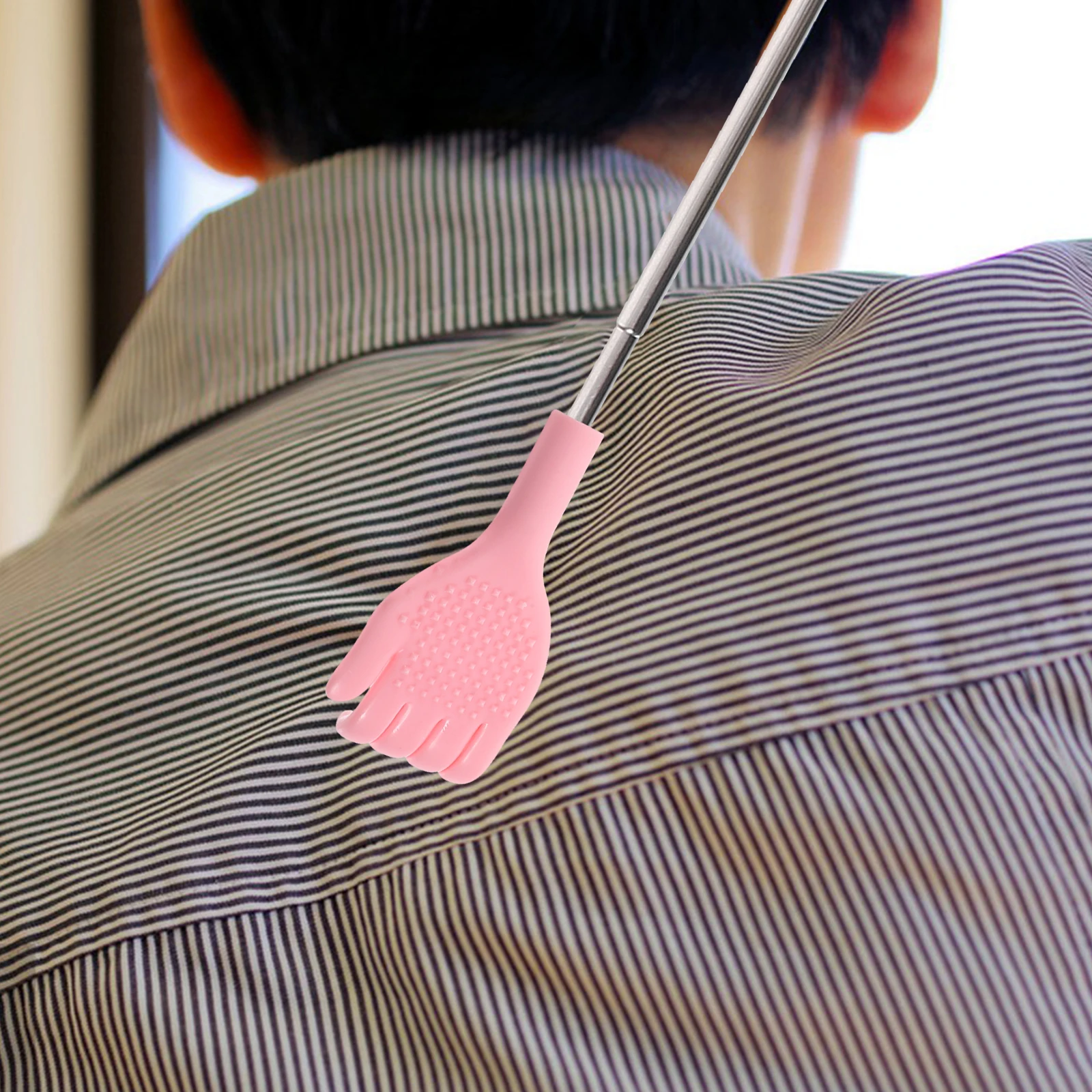 

Telescopic Back Scratcher Retractable Metal Body Scratching Tool Long Handle Portable Massage Device For Adults Elderly