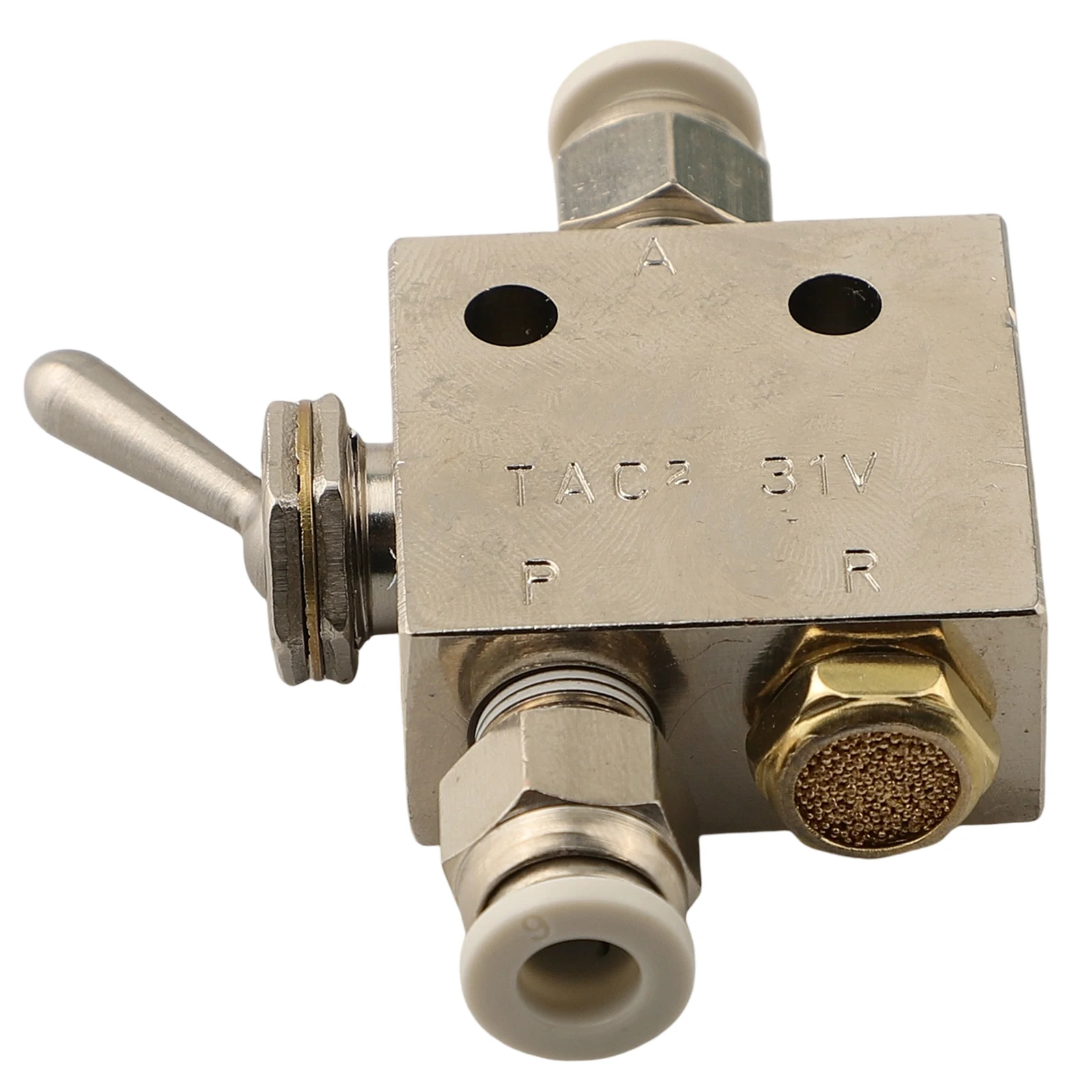 TAC2-31V Pneumatic Switching Valve 2 Position 3 Way On/Off Button Switch Valve Switching Mechanical Valve With 6mm Connector