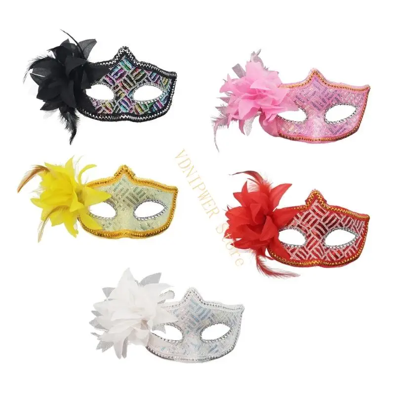

Lightweight Decorative Half Face Covering Perfect For Themed Celebrations D08E