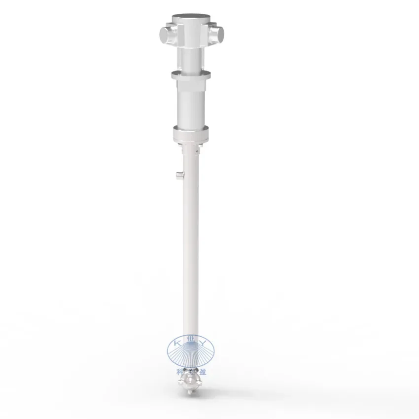 

princessAir motor driven tank washing nozzle for small tanks, reactor, IBC tote cleaning nozzle