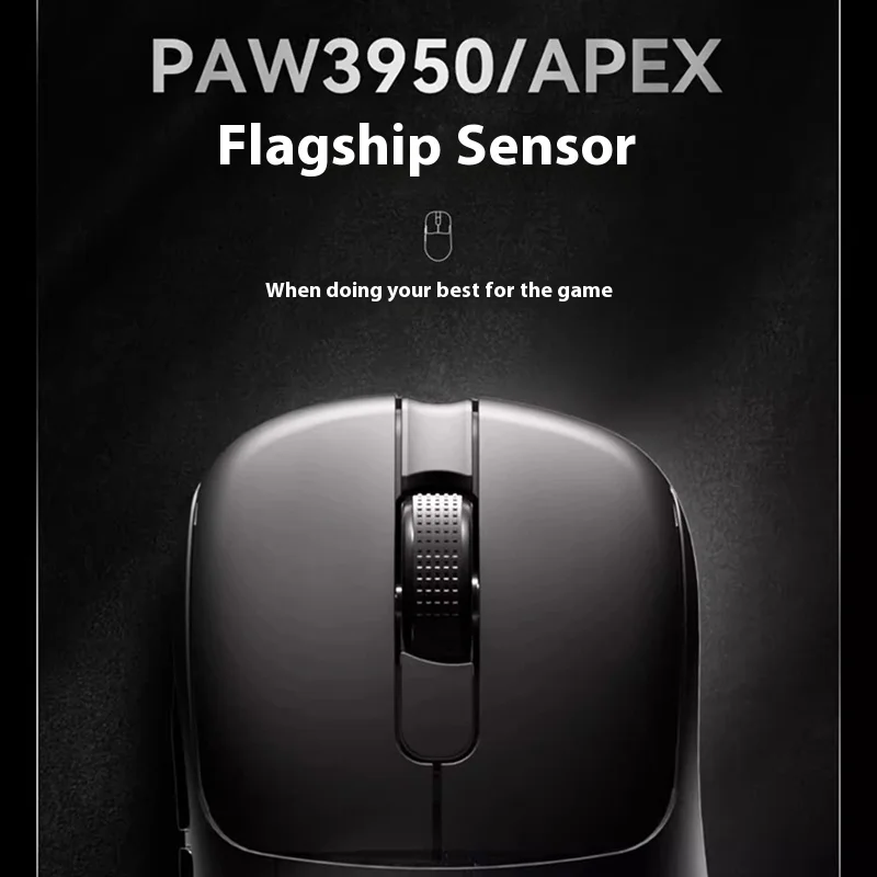 Imagem -02 - Apex Aj179 Pro Mouse sem Fio E-sport Tri-mode Bluetooth com Doca de Carregamento Paw3950 Paw3950 Ajazz-aj179