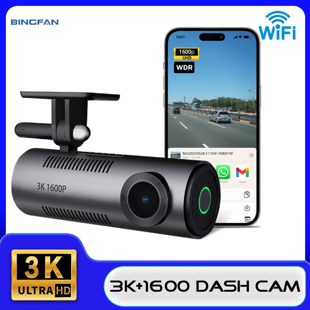 Dashcam For Car Bla…