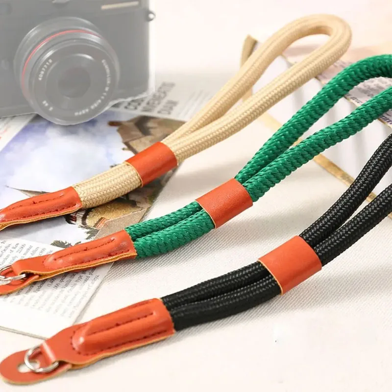 Camera Wrist Strap For Canon For Nikon For Sony For Fuji For Leica For Olympus Micro Single Ouick Release Hand Woven Rope String