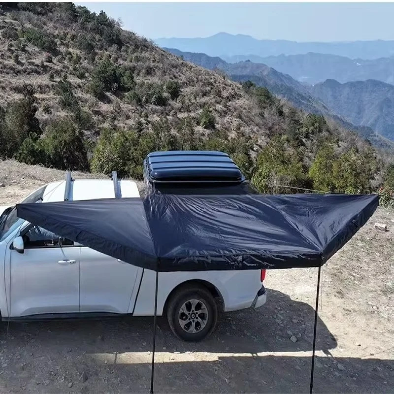 OEM/ODM Outdoor Roof Rack Awning 180 270 360 Degree Built-in LED Light Car Side Awning