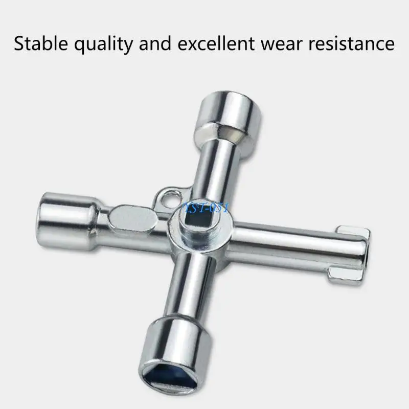 E15A verzinktes multifunktionales Schlüsselwerkzeug, passend für Löcher von 5 mm bis 9 mm für mechanische Wartung