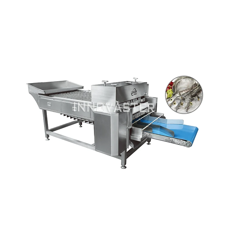 Seafood processing belt fish cutting machine