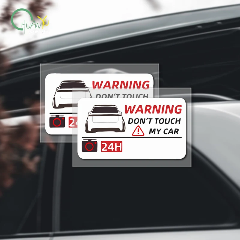 Anti-theft warning reflective sticker for electric vehicles; car and motorcycle personal decoration decal