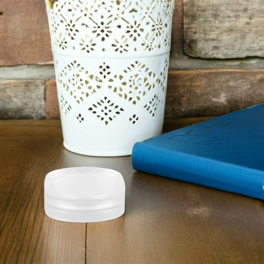 3Pcs Empty Makeup Containers Transparent Frosted Travel-Friendly Makeup Organizer Refillable Eyeshadow Blusher Palette Case