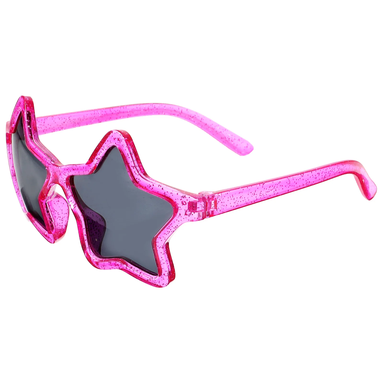 

1Pcs Five-Pointed Stars Sunglasses White Stylish Lightweight Children Costume Party Accessories Metal Frame Polarized Eyewear