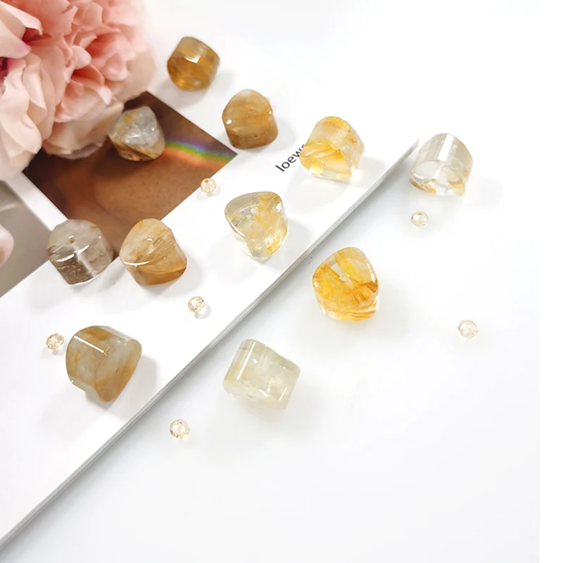 

10x15mm High Quality Natural Yellow Crystal Quartz Stone Beads Gemstone Beads Jewelry Made Bracelets NecKLaces Earring Pendants