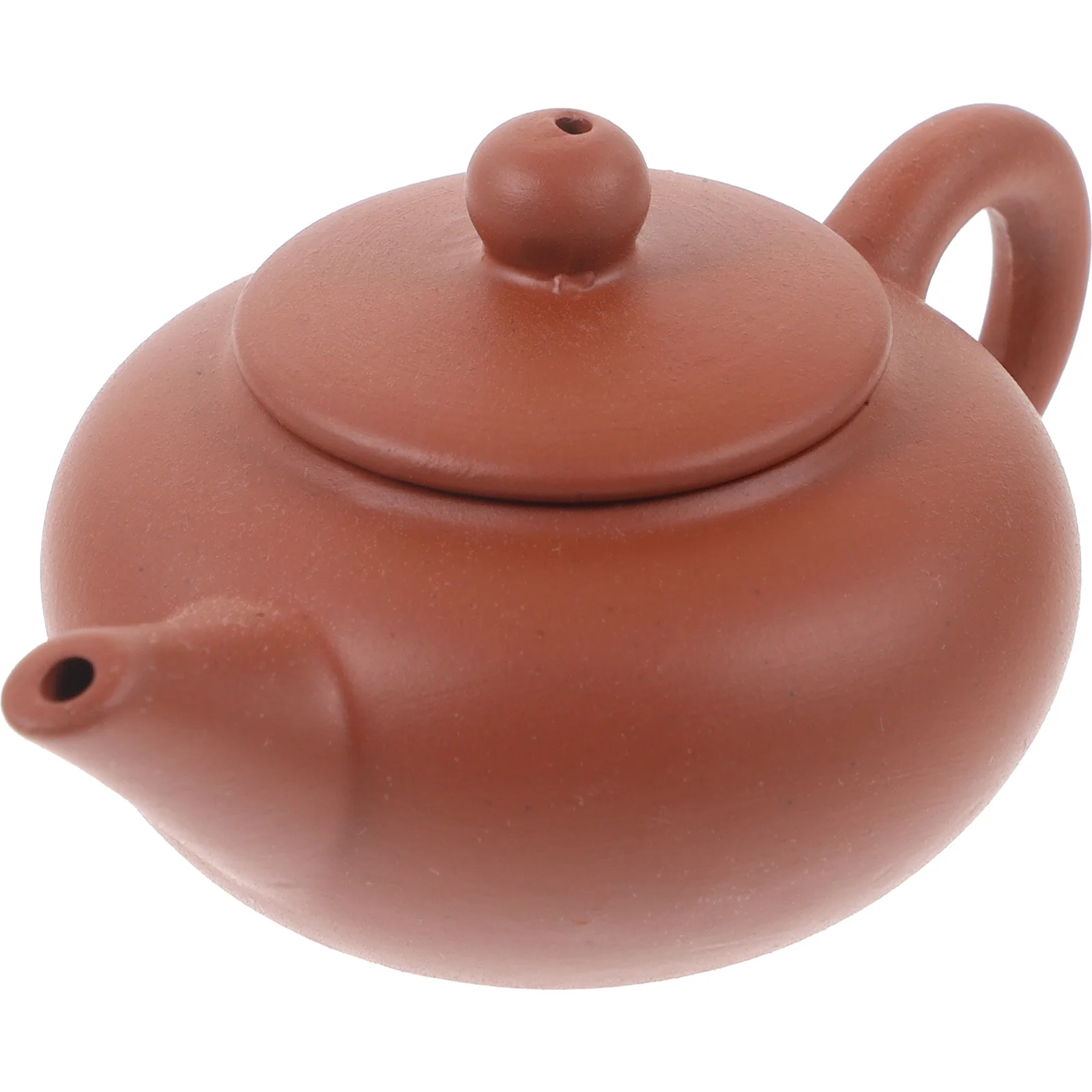 

Mini Clay Teakettle Realistic Small Water Kettle Decoration Mini House Prop Micro Landscape Kitchen Pretend Play Ornament