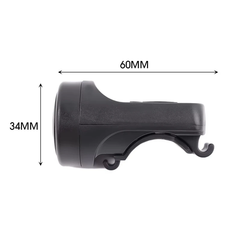 دراجة كهربائية القرن الأسود Abs Usb قابلة للشحن دراجة الدراجات جرس المتكلم دراجة معدات ركوب الخيل تحذير بصوت عال للغاية #5