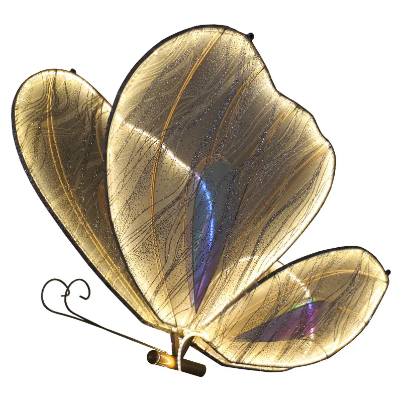 

Wedding props, wrought iron, luminous butterfly pendant, ceiling decoration, wedding catwalk, road lead, welcome stage