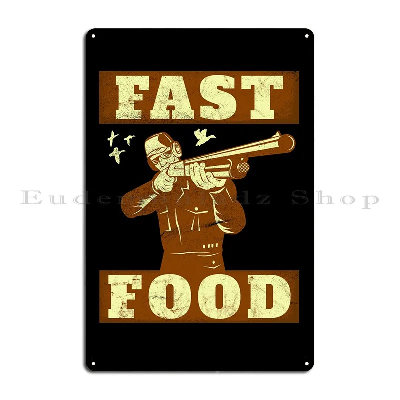 Waterfowl Duck Hunter Pun Metal Plaque Poster Living Room Garage Garage Iron Classic Tin Sign Poster