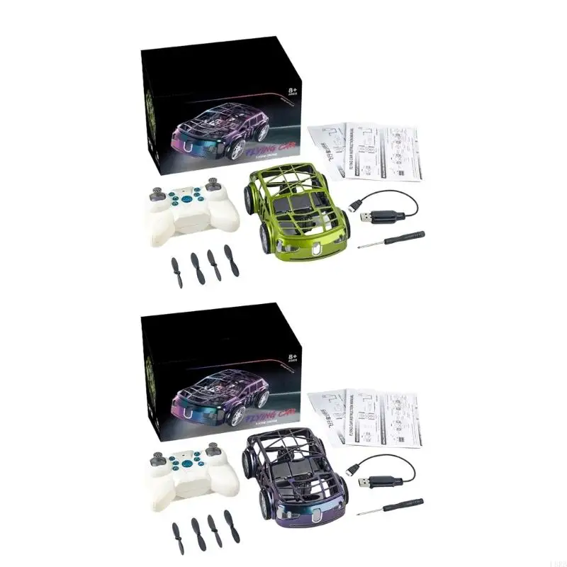 

Remote Control Car Toy Protective Shell Hovering Land and Air Vehicle Toy L8RB