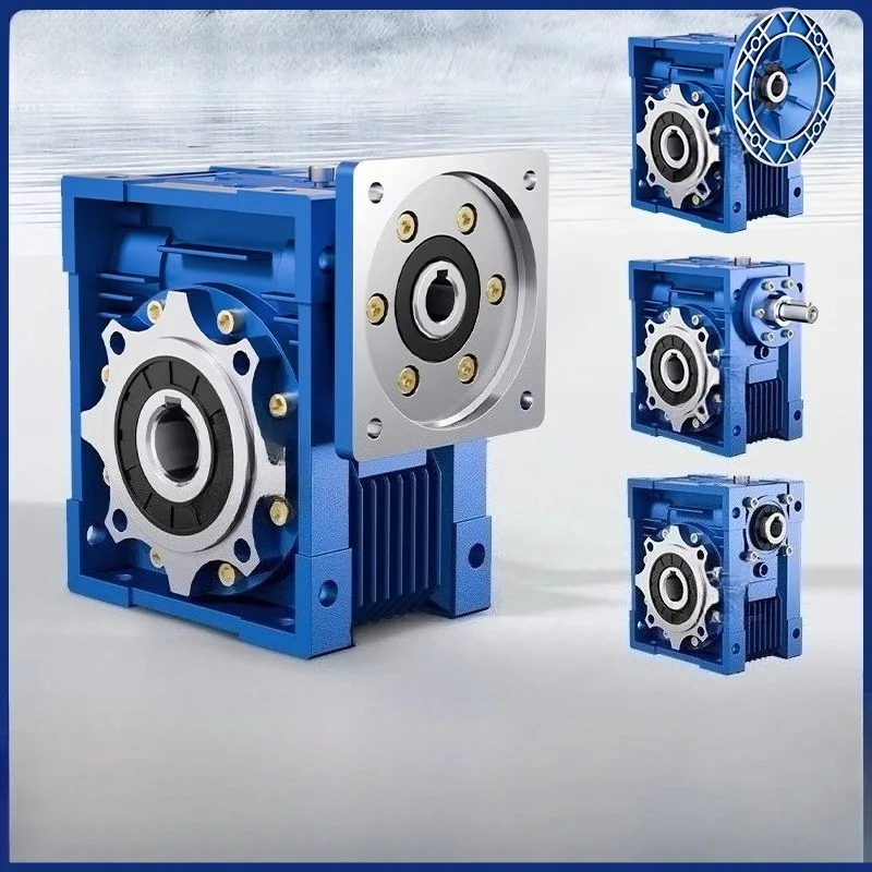 Riduttore NMRV Rv50 63 Motore passo-passo Servo Riduttore a vite senza fine Riduttore a turbina Riduttore