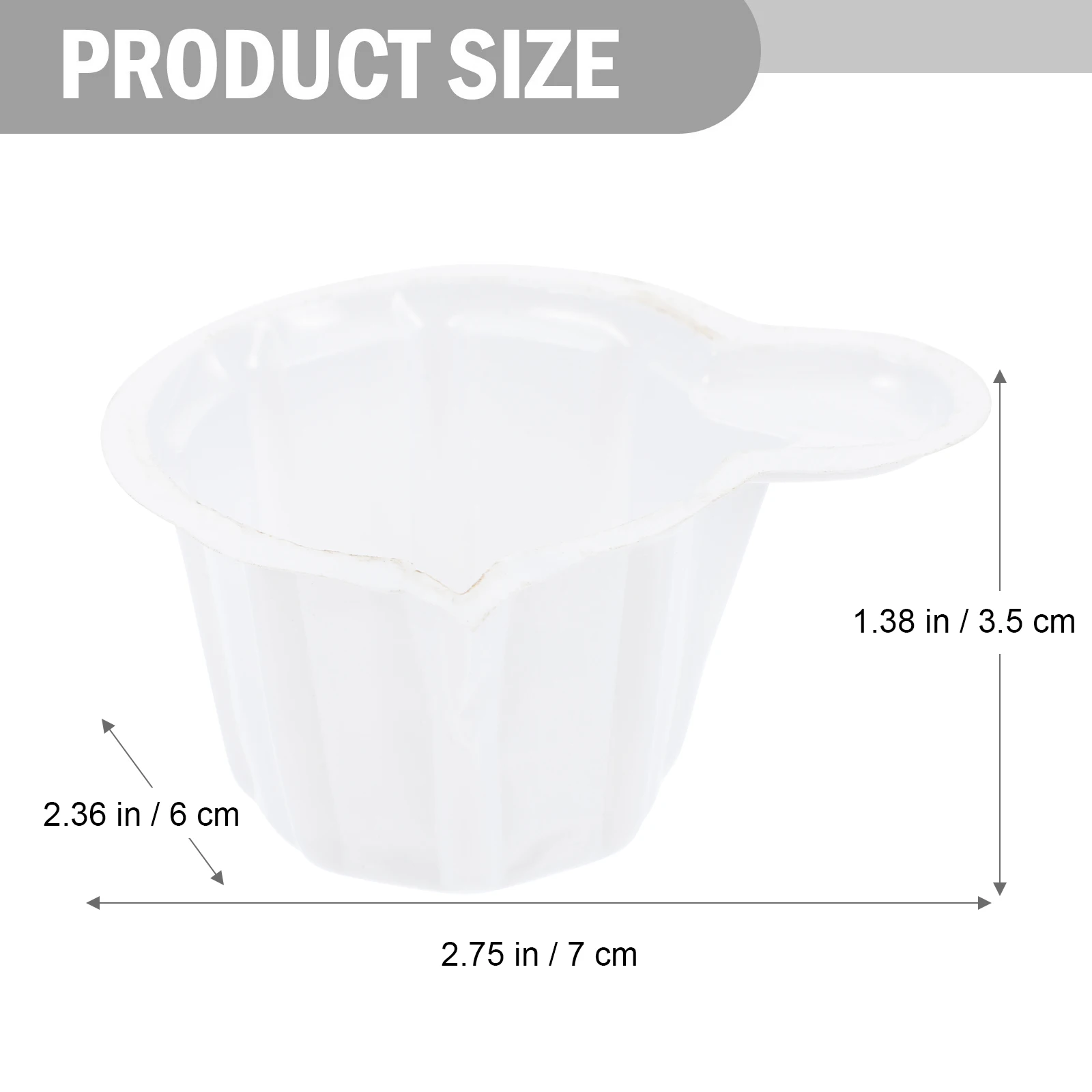 

1000 Pcs Milky White Urine Cup Convenient Cups Specimen Pregnancy Confirm Collection Transparent Plastic Pee Home