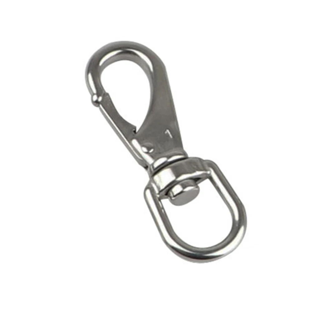 Ideal For Outdoor Activities Spring Hook For Diving Hook For Camping Tent 316 Stainless Steel 360 Degrees Rotation
