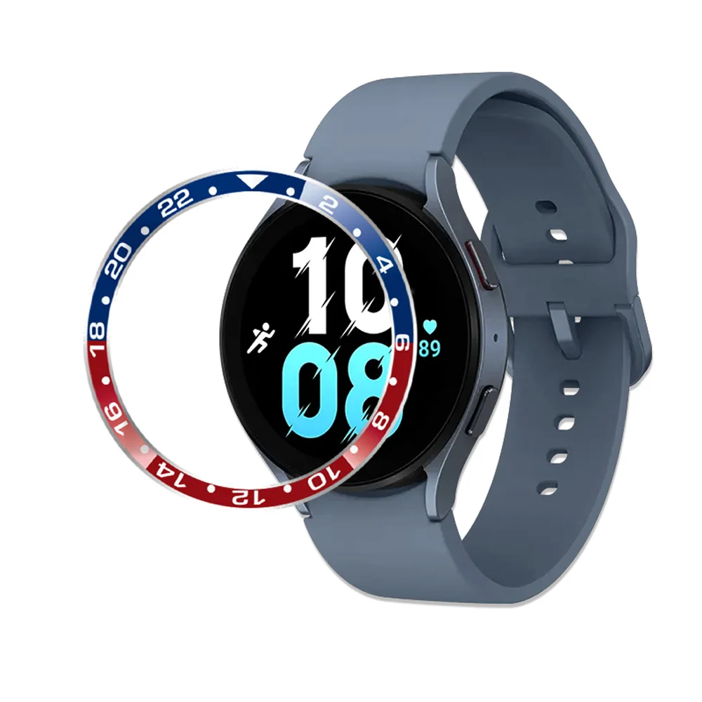 For Samsung Galaxy Watch 5 4 40mm 44mm / Watch4 classic 46mm 42mm Bezel Ring Styling Case Cover Protection Stainless Steel Bezel