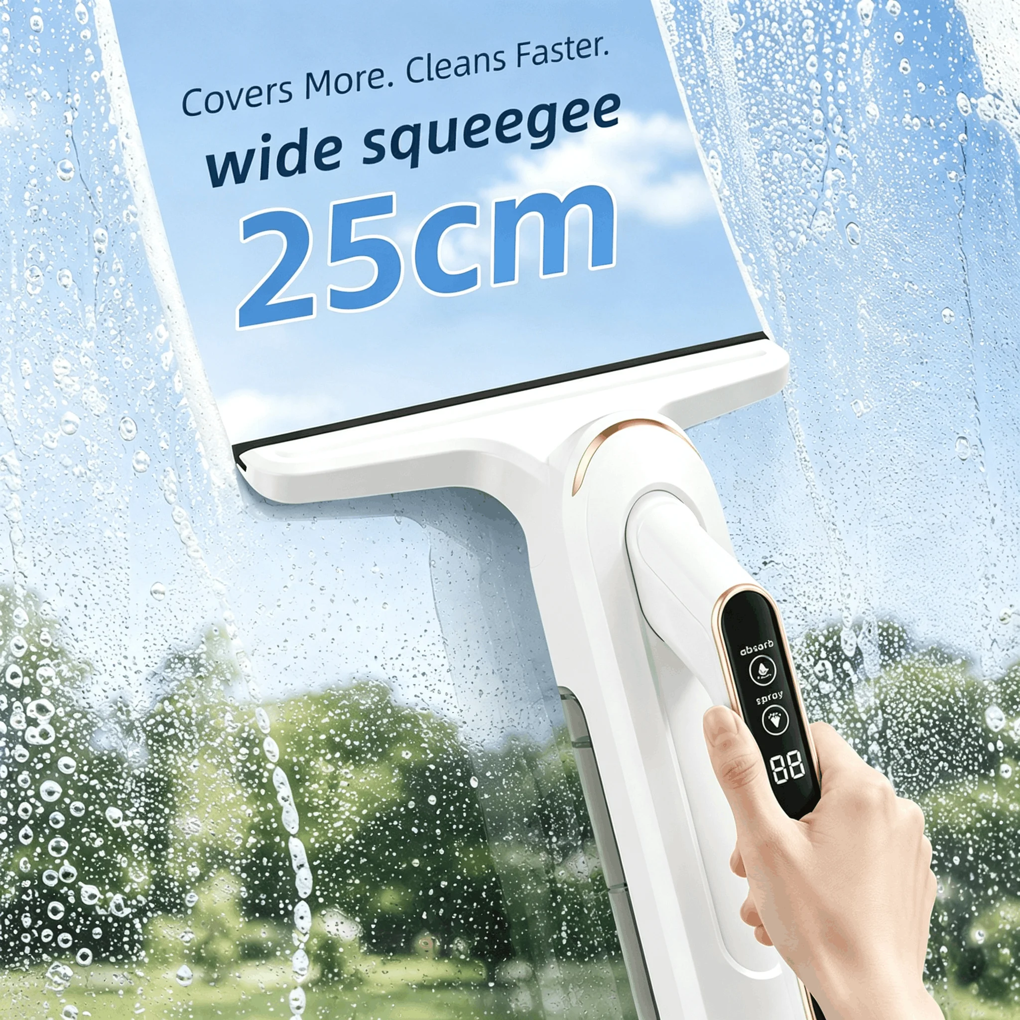 Eletric Window Cleaner Automatic collection of sewage Wireless Multifunctional Spray Water Glass Cleaning Tool Bathroom Cleaner