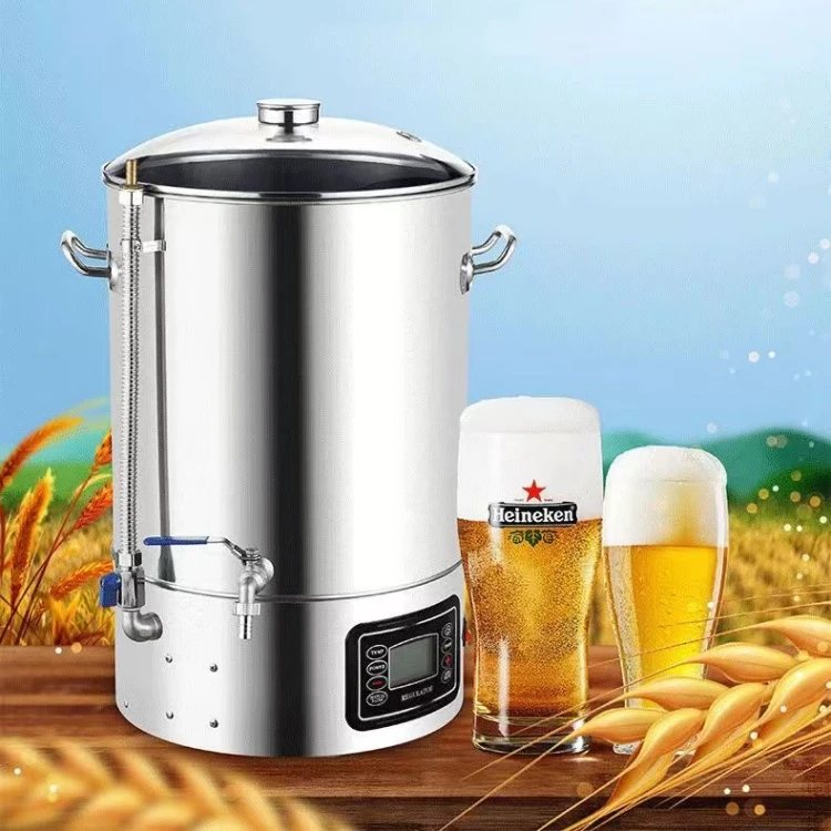 

Home Use Beer Brewing Machine Affordable Price 40 L Mini Beer Guten Brewery 220v Fully Automatic Beer Equipment