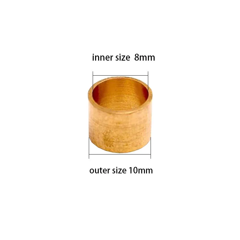 9Mm 10Mm บิลเลียดทองเหลืองสนุ๊กเกอร์ Cue Top Ferrule อุปกรณ์เสริม