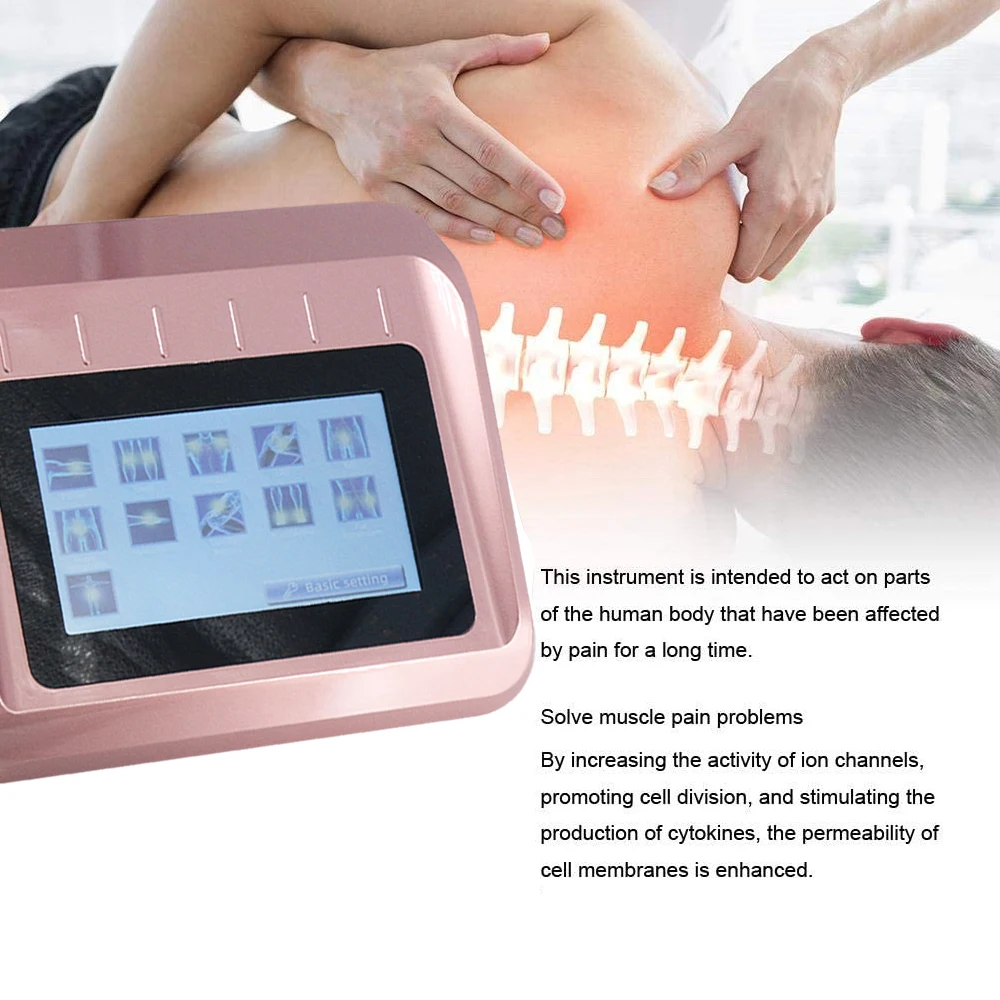 Electric  Shockwave Therapy Machine For Shoulder Neck Pain Relief And ED Treatment Body Relax Massager 2 IN 1 Chiropractic Tool