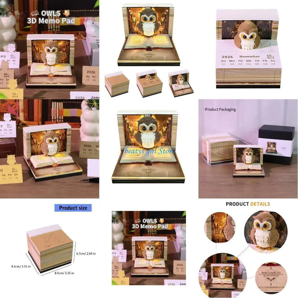 

C7AB Художественный еженедельник со съемными панелями, фигурка сокола, осветленная основа, офисные школьные материалы