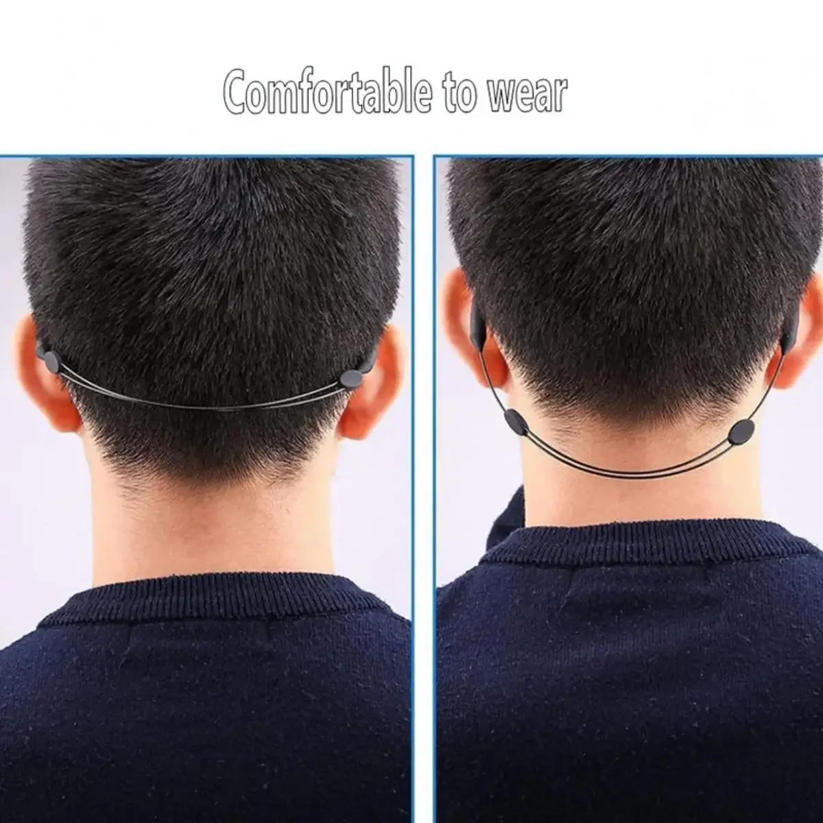 5 قطعة قابل للتعديل المضادة للانزلاق نظارات التجنيب العالمي صالح النظارات الحبل نظارات شمسية رياضية للجنسين حامل حزام الحبل #4