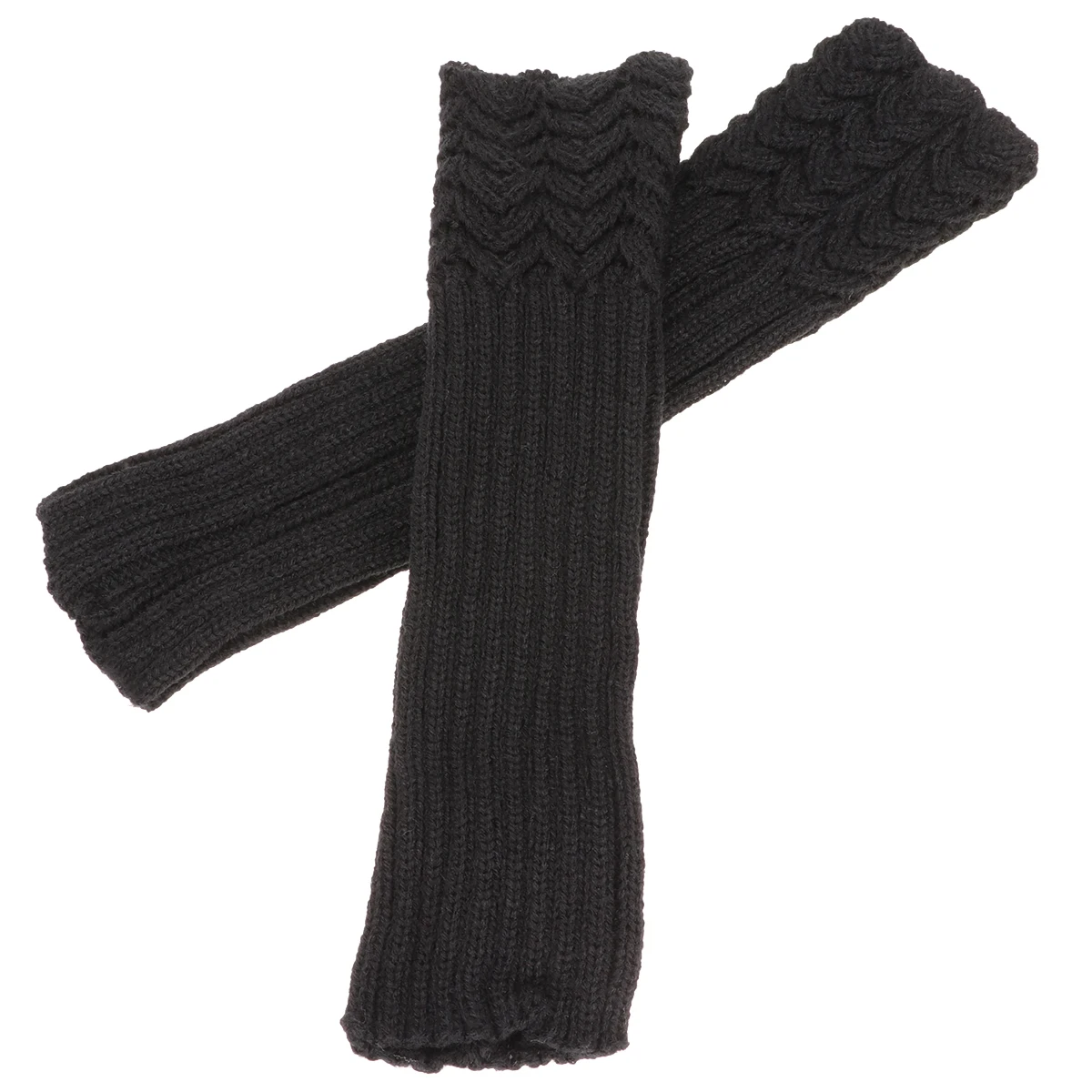

Winter Warm Women Long Knitted Mittens H Warmers Autumn Durable Practical Half Finger Women Gloves For Winter Gloves Gift