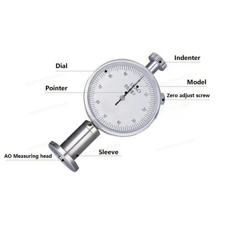 LX-AO Analogue Shore Durometer Type C, Hardness Tester Meter for Foam, Sponge, Shoe & Microporous Materials