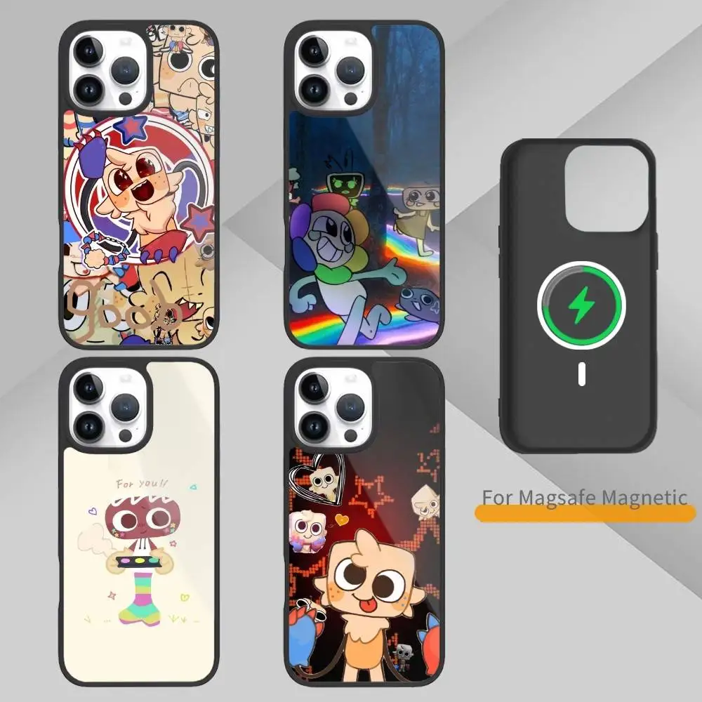 

Cartoon G-Goob D-Dandys World Phone Case For iPhone17,16,15,14,13 Plus,Pro Max Magnetic For Magsafe Wireless Charging