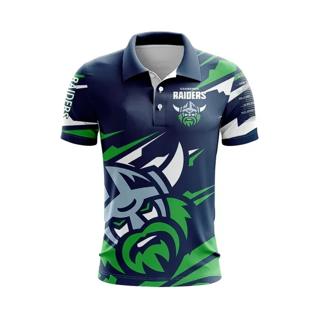 

2024 CANBERRA RAIDERS ADULT FISHFINDER FISHING SHIRT RUGBY JERSEY 2024/25 Raiders "Fish Finder" Fishing Travel Polo Shirt