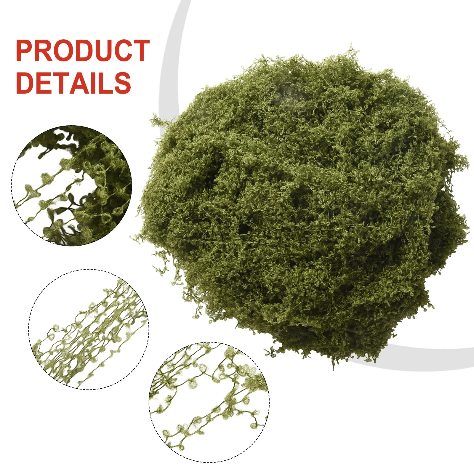 Fake Green Plants Artificial Moss Lightweight And Easy To Tear Natural Green Lichen Elements 21cm*20cm*5cm 50g