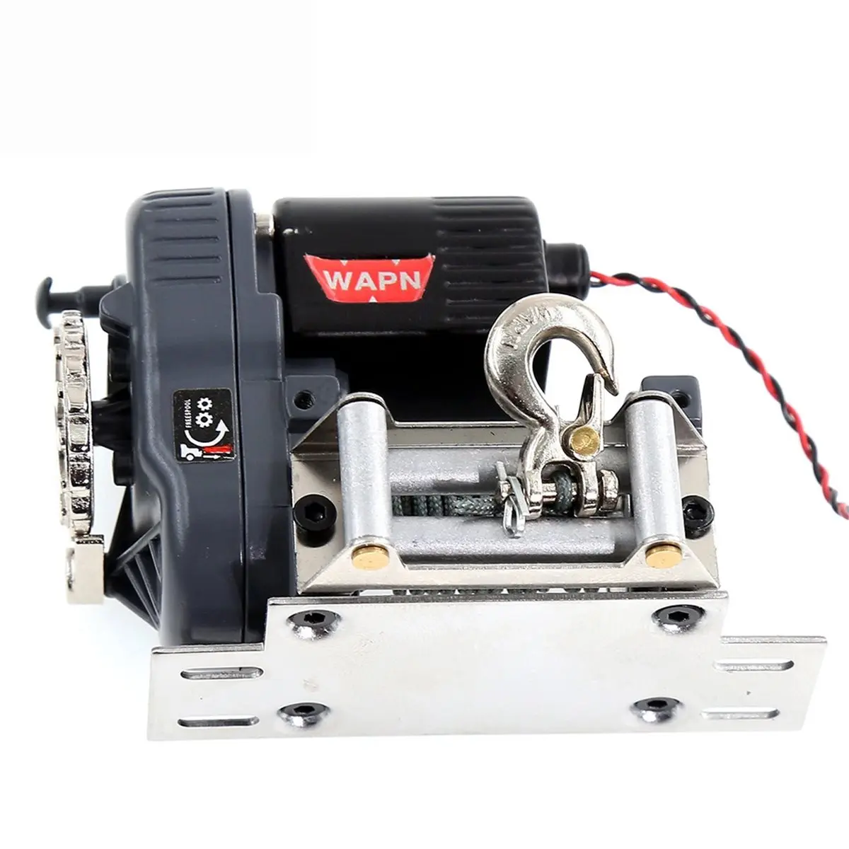 #32B Remote Control Winch,1/10 Warn 8274 RC Winch for 1:10 Scale Rock Crawler Car (Metal)