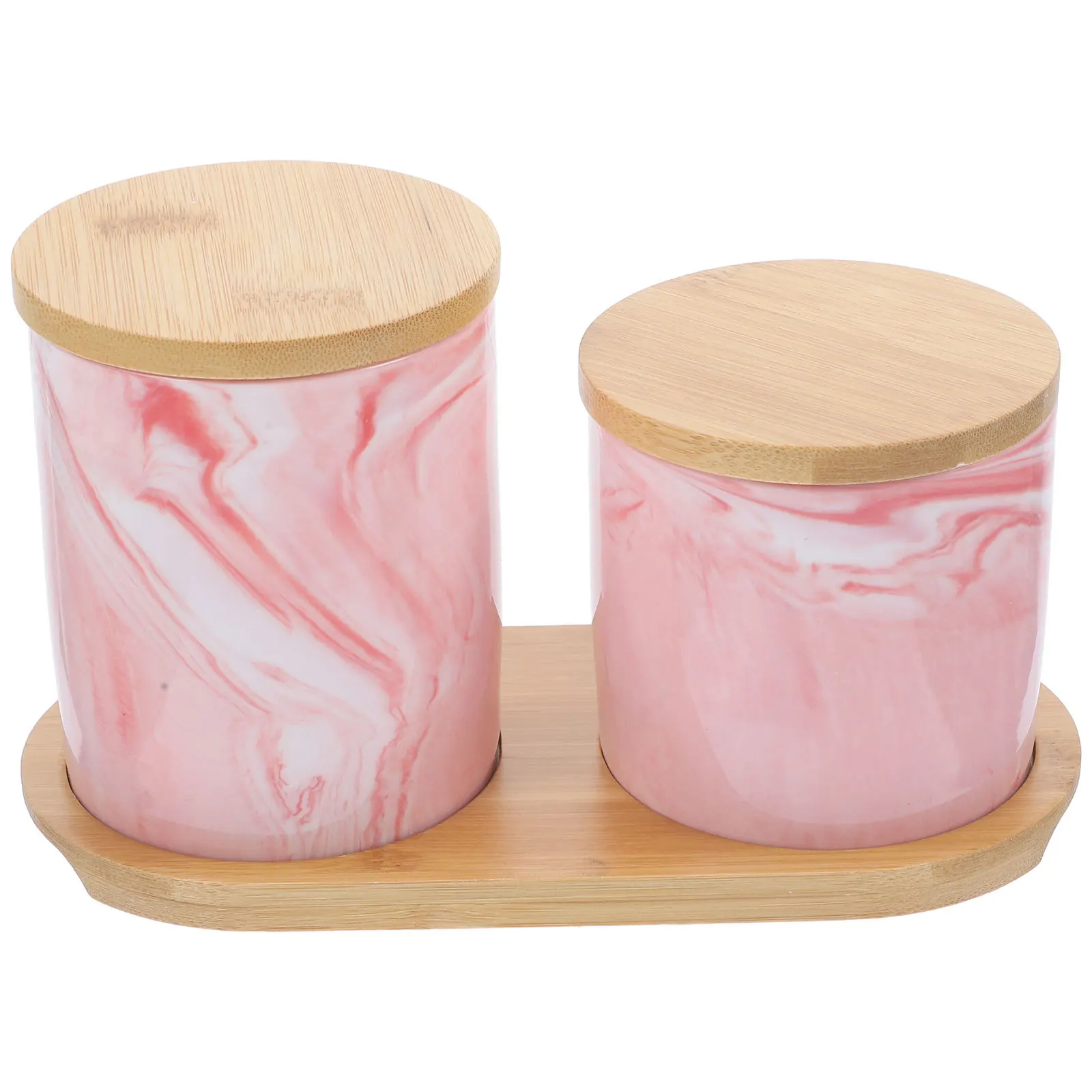 

1 set 1 Set Of Marble Seal Can Ceramic Kitchen Airtight Tea Can Dry Food Storage Jar For Loose Tea Candy Snacks Home Kitchen