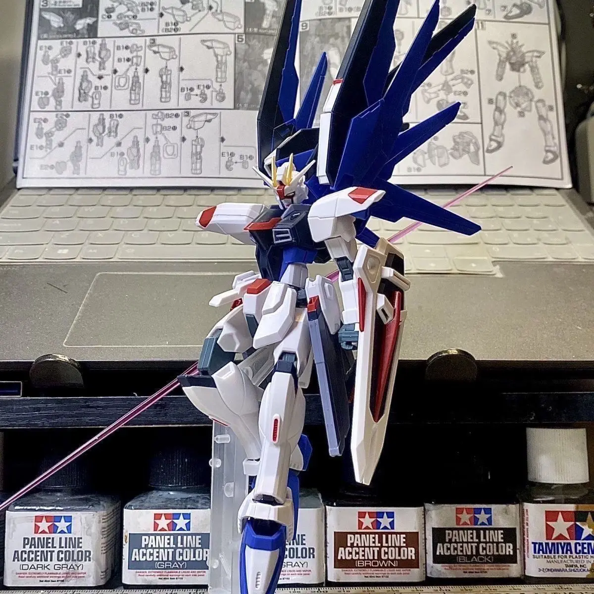 Gundam Xingdong XD Sakura Pink Model Assembly HG New Life Freedom 2.0 Strong Attack Handheld Toy view 6