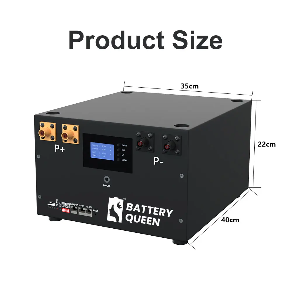 EVE105Ah Lifepo4 Rechargeable Battery 48V Battery box with BMS 3V Lithium Iron Phosphate Cell 48 Travel Solar RV Grade A NO TAX